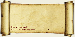 Jana Bjeletić vizit kartica